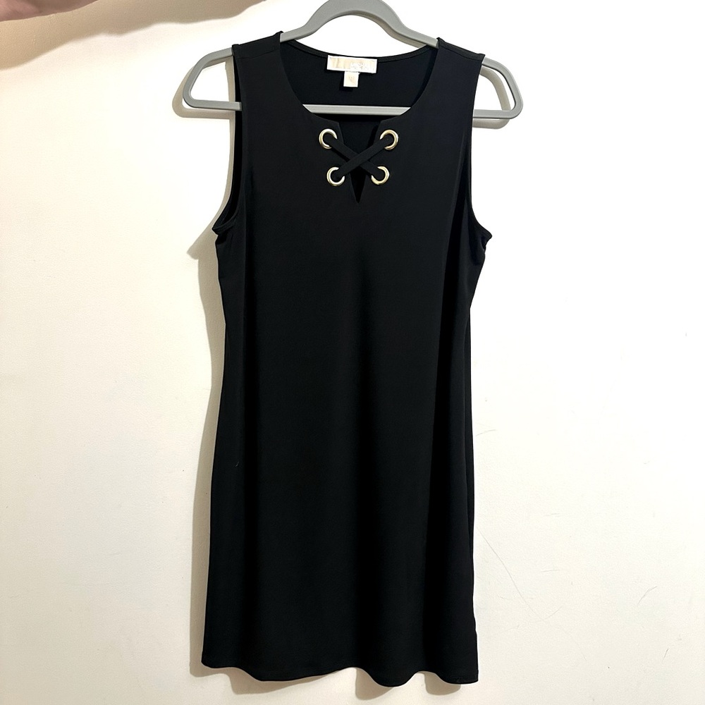 Michael Kors Sleeveless Black Dress